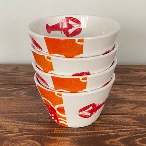 Crate & Barrel Lobster Bowl Set